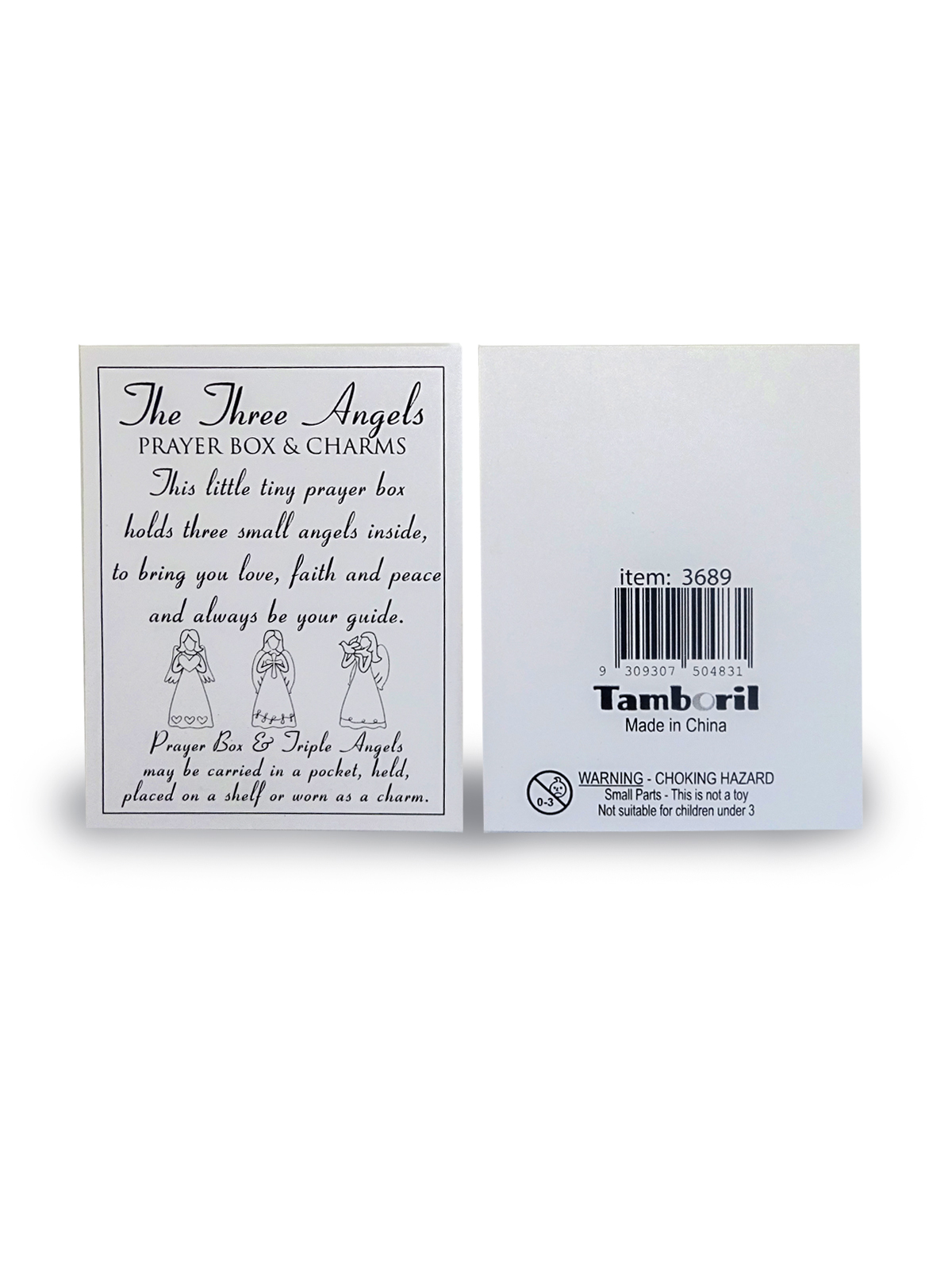 Basket Prayer Angel Box 24pc
