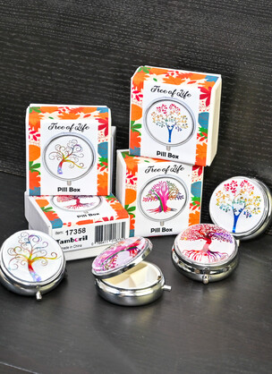 Pill Box Tree of Life Connections Gift Boxed