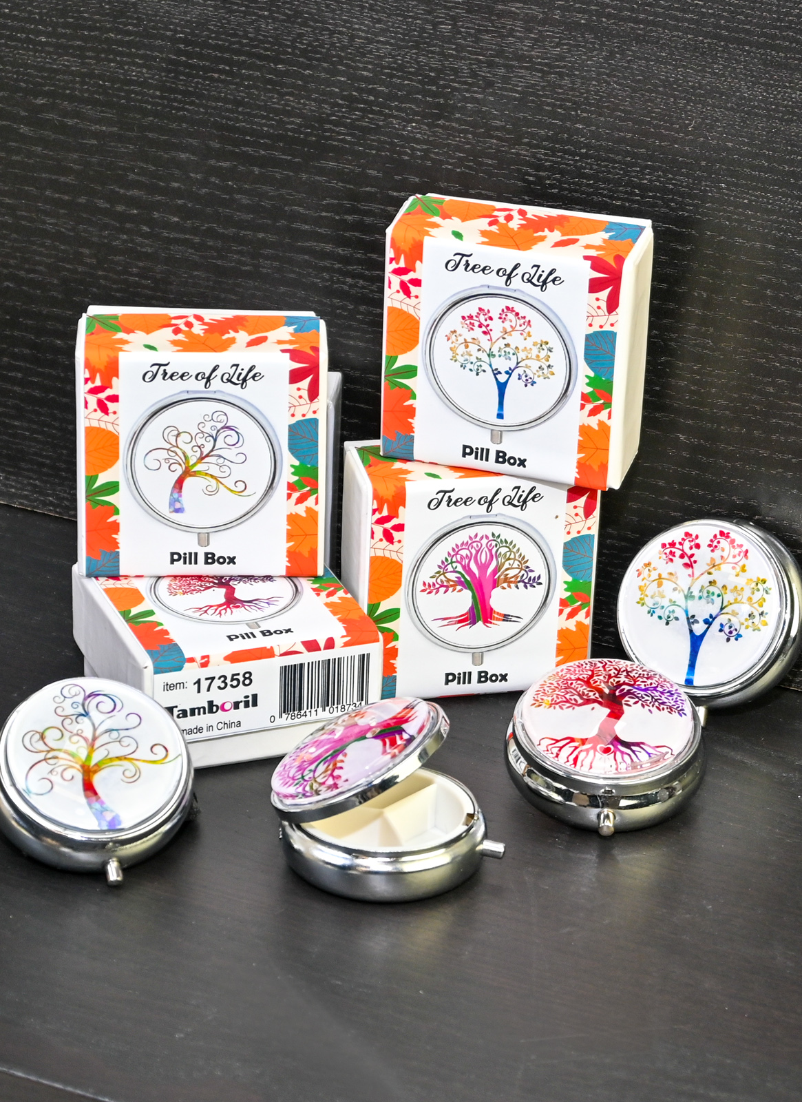 Pill Box Tree of Life Connections Gift Boxed