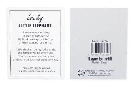 Lucky Elephants Trinket Silver Loose