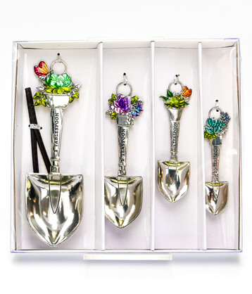 Measuring Spoons Garden Succulents and butterflies set of 4