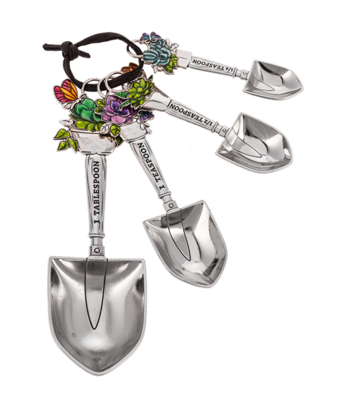 Measuring Spoons Garden Succulents and butterflies set of 4