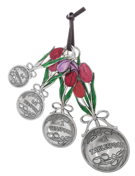 Measuring Spoons Totally Tulips set of 4