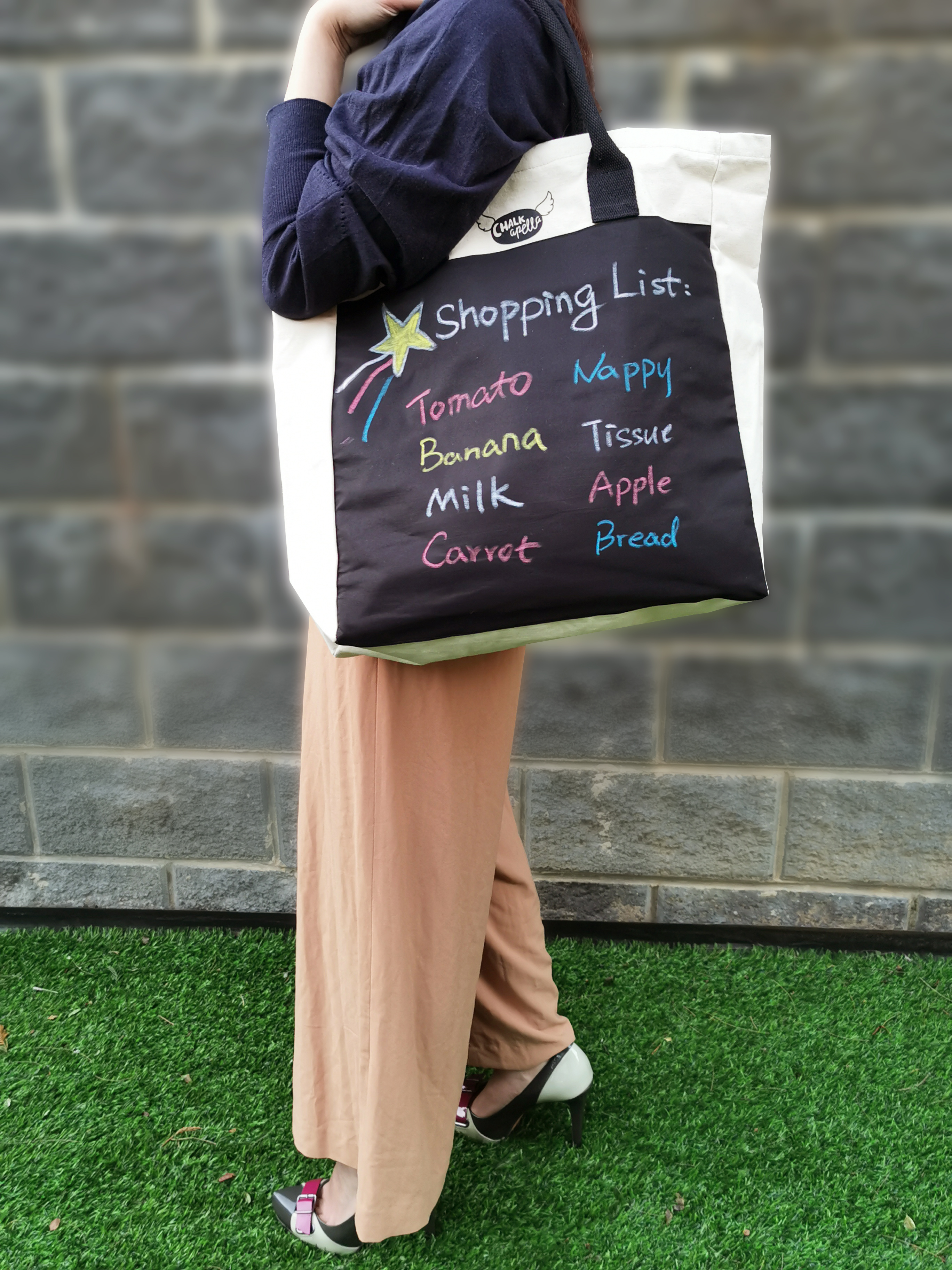 Chalk-A-Tote Bag