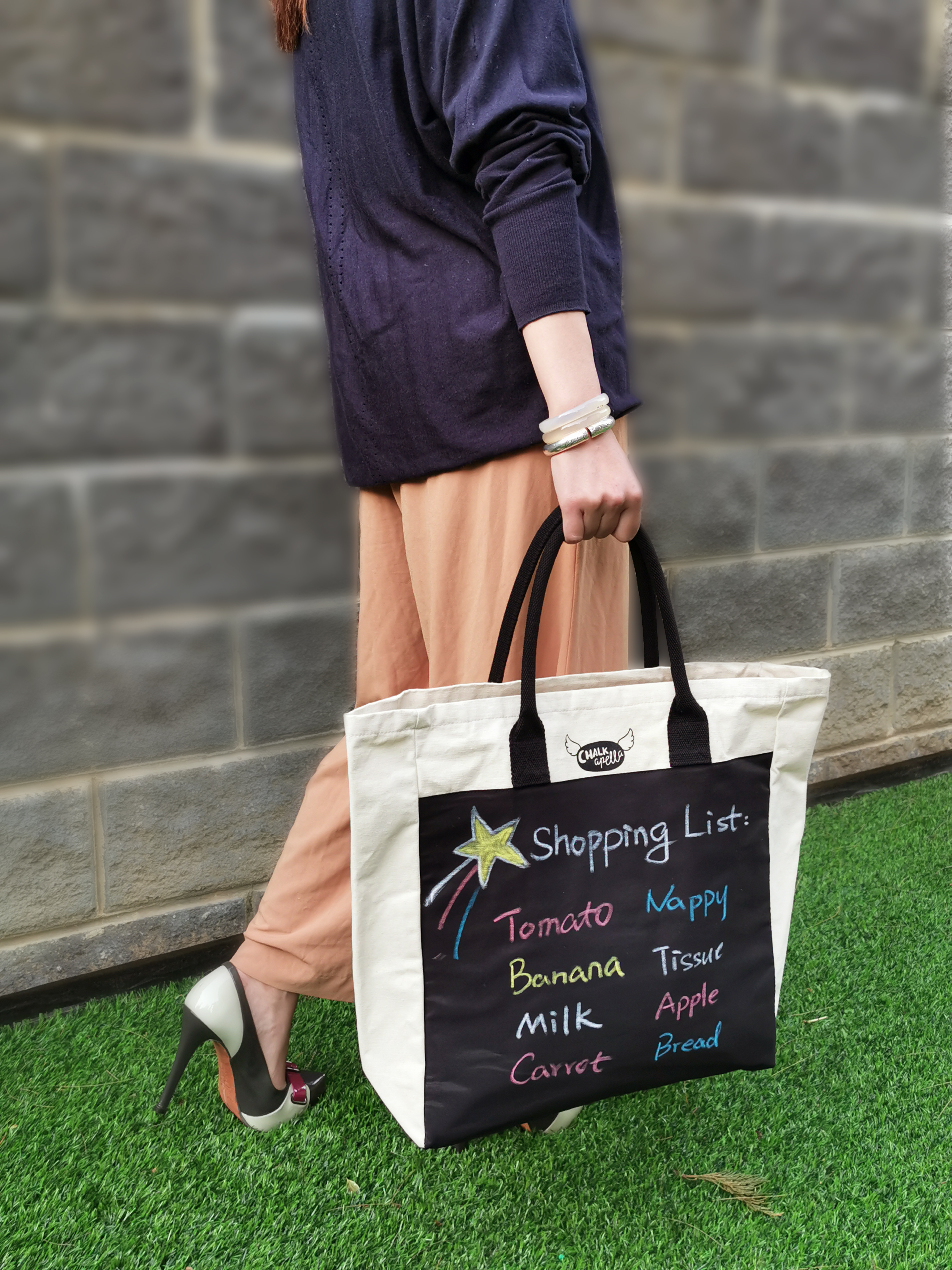 Chalk-A-Tote Bag