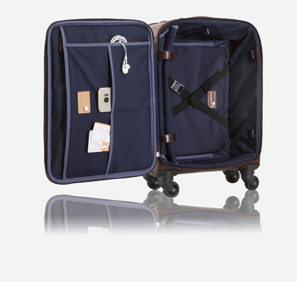 Oxford Cabin Wheeled Holdall  47cm, Tobacco
