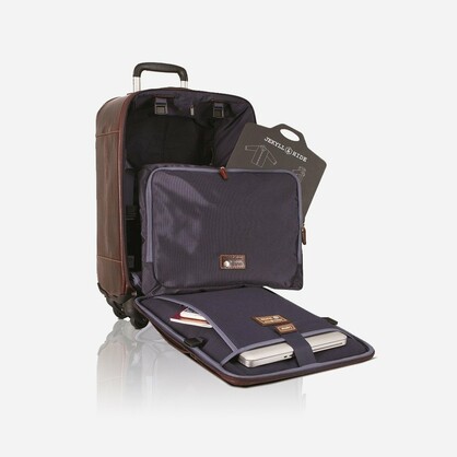Oxford Cabin Wheeled Holdall  47cm, Tobacco