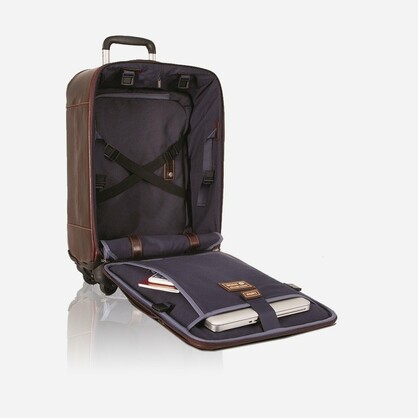 Oxford Cabin Wheeled Holdall  47cm, Tobacco