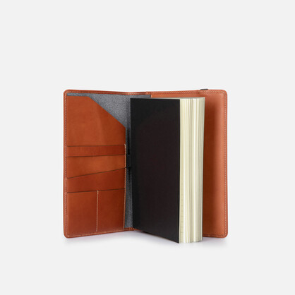 Texas Leather Moleskin Journal, Clay