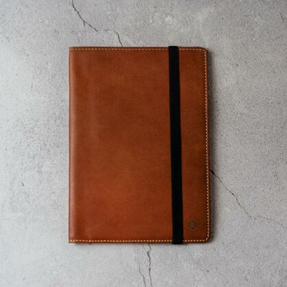 Texas Leather Moleskin Journal, Clay