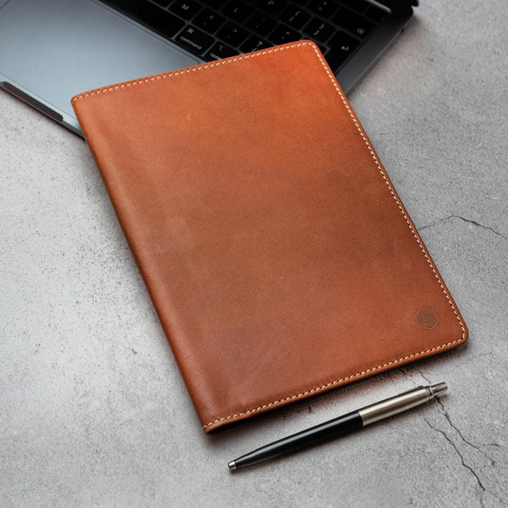 Texas Leather Moleskin Journal, Clay