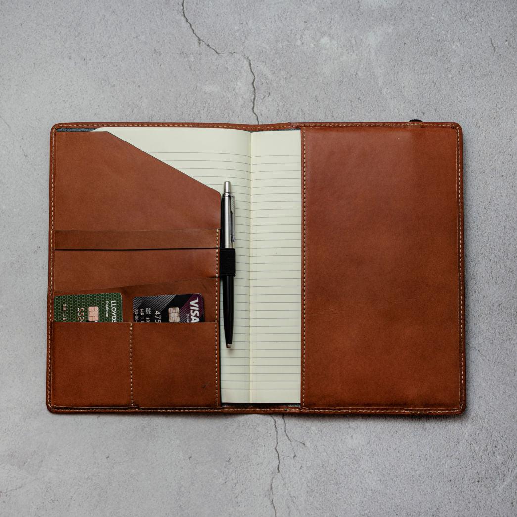 Texas Leather Moleskin Journal, Clay