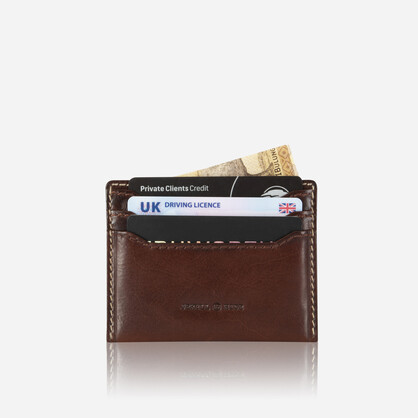 Norweigian Slim Card Holder, Mocha