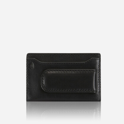 Norweigian Card and Money Clip Holder, Black