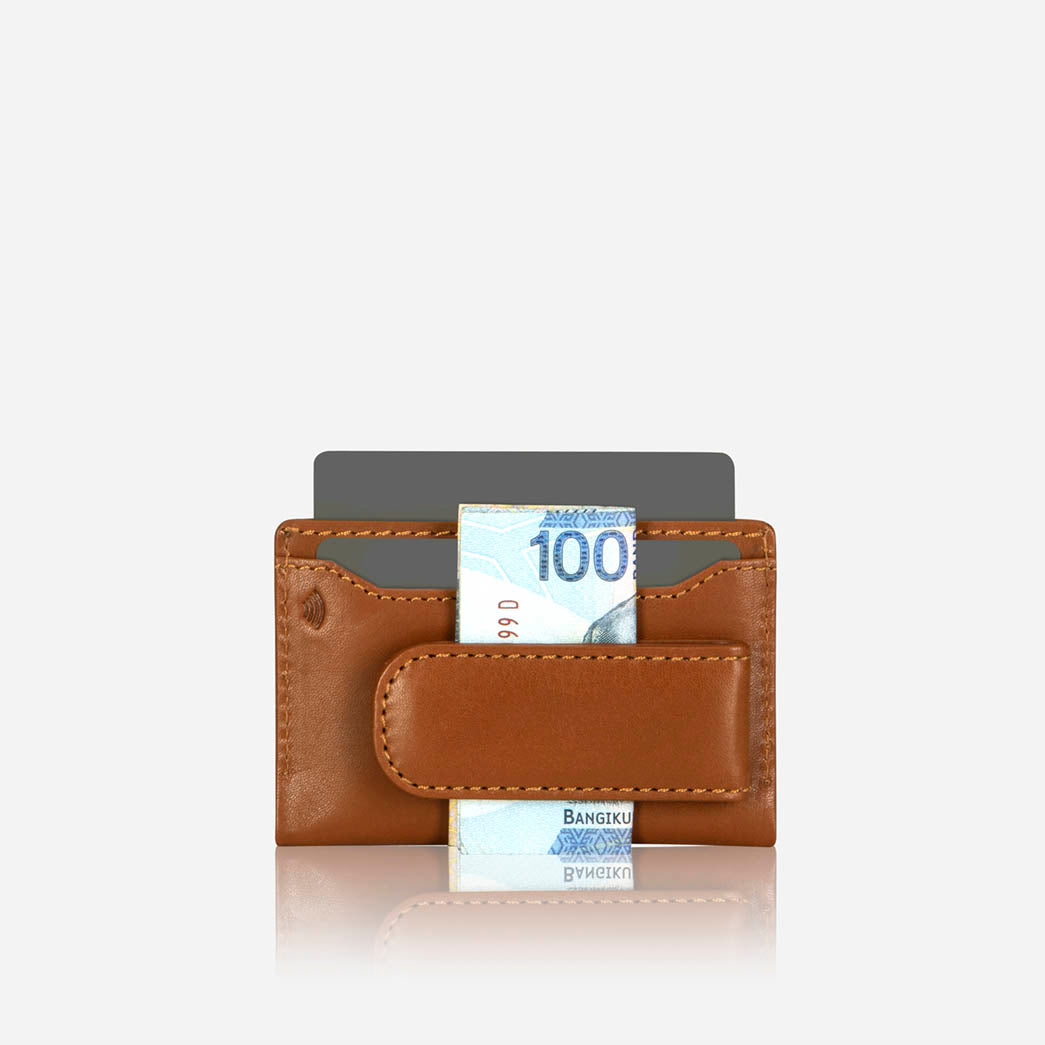 Norweigian Card and Money Clip Holder, Tan