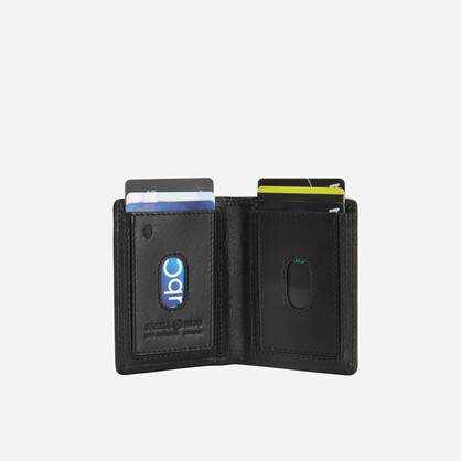 Norweigian Slim Elasticated Card Holder, Black