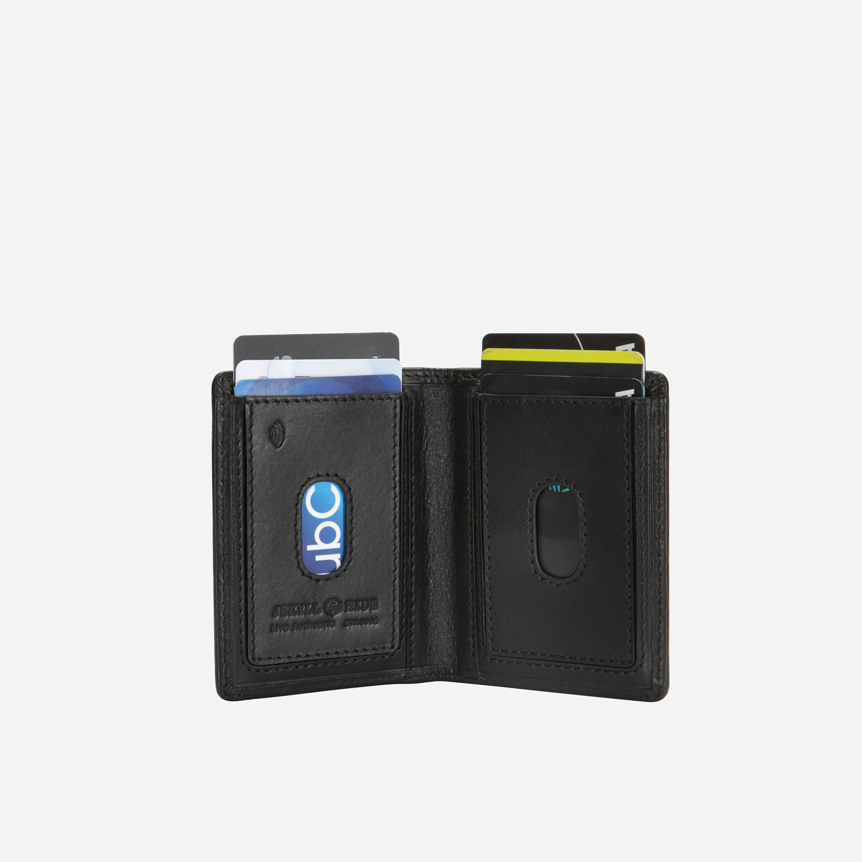 Norweigian Slim Elasticated Card Holder, Black