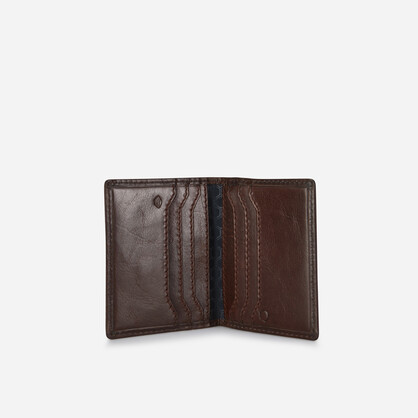 Norweigian Slim Elasticated Card Holder, Mocha