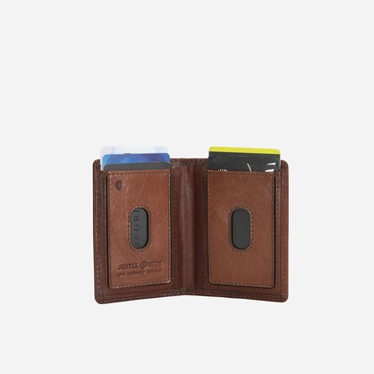 Norweigian Slim Elasticated Card Holder, Mocha