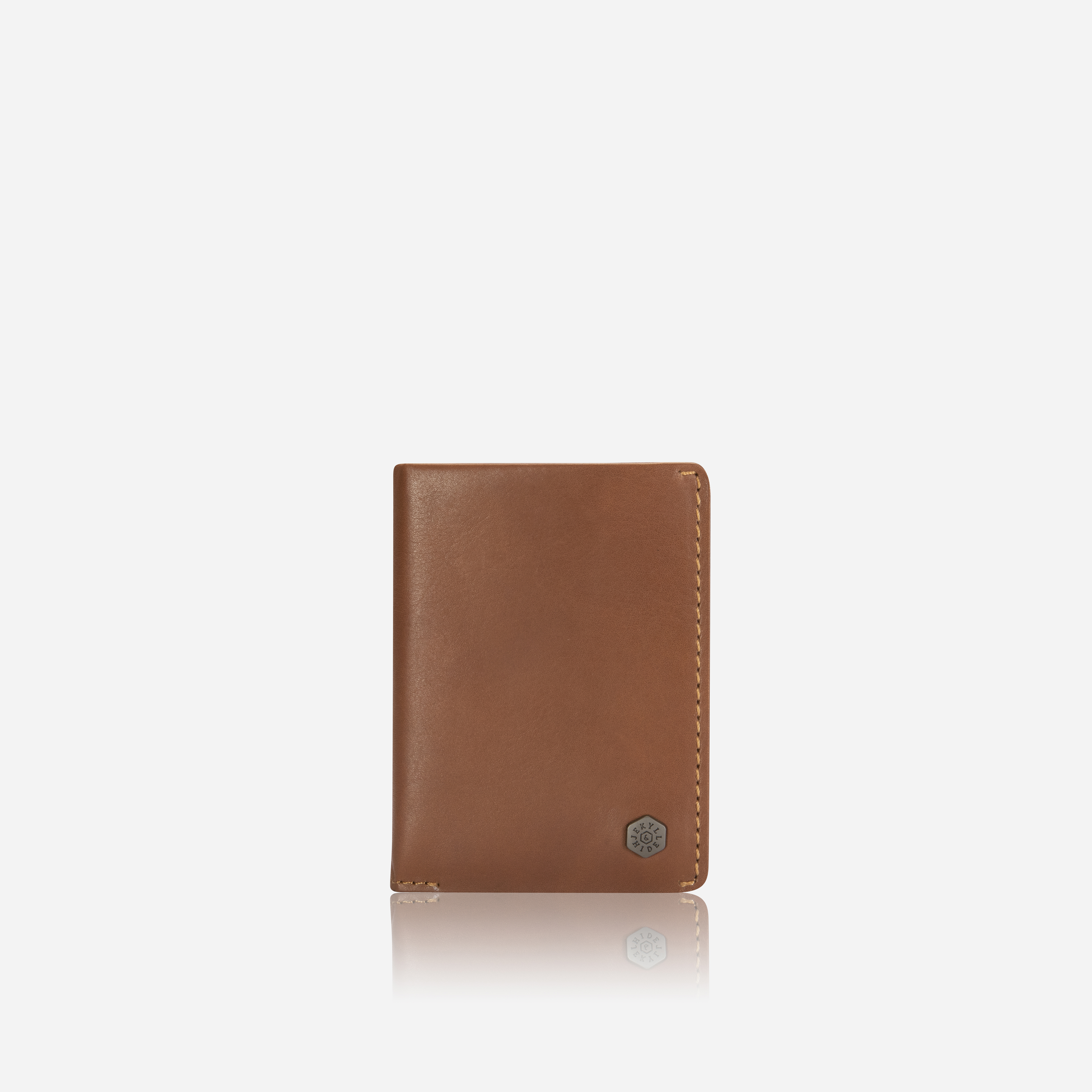 Norweigian Slim Elasticated Card Holder, Tan