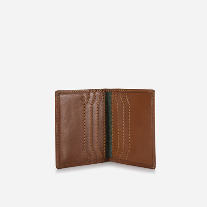 Norweigian Slim Elasticated Card Holder, Tan