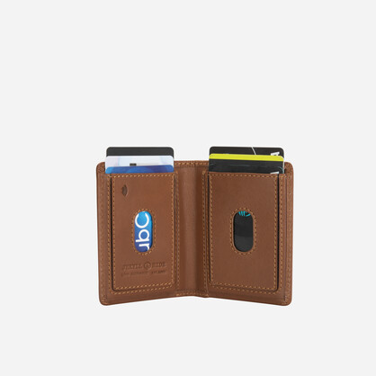 Norweigian Slim Elasticated Card Holder, Tan