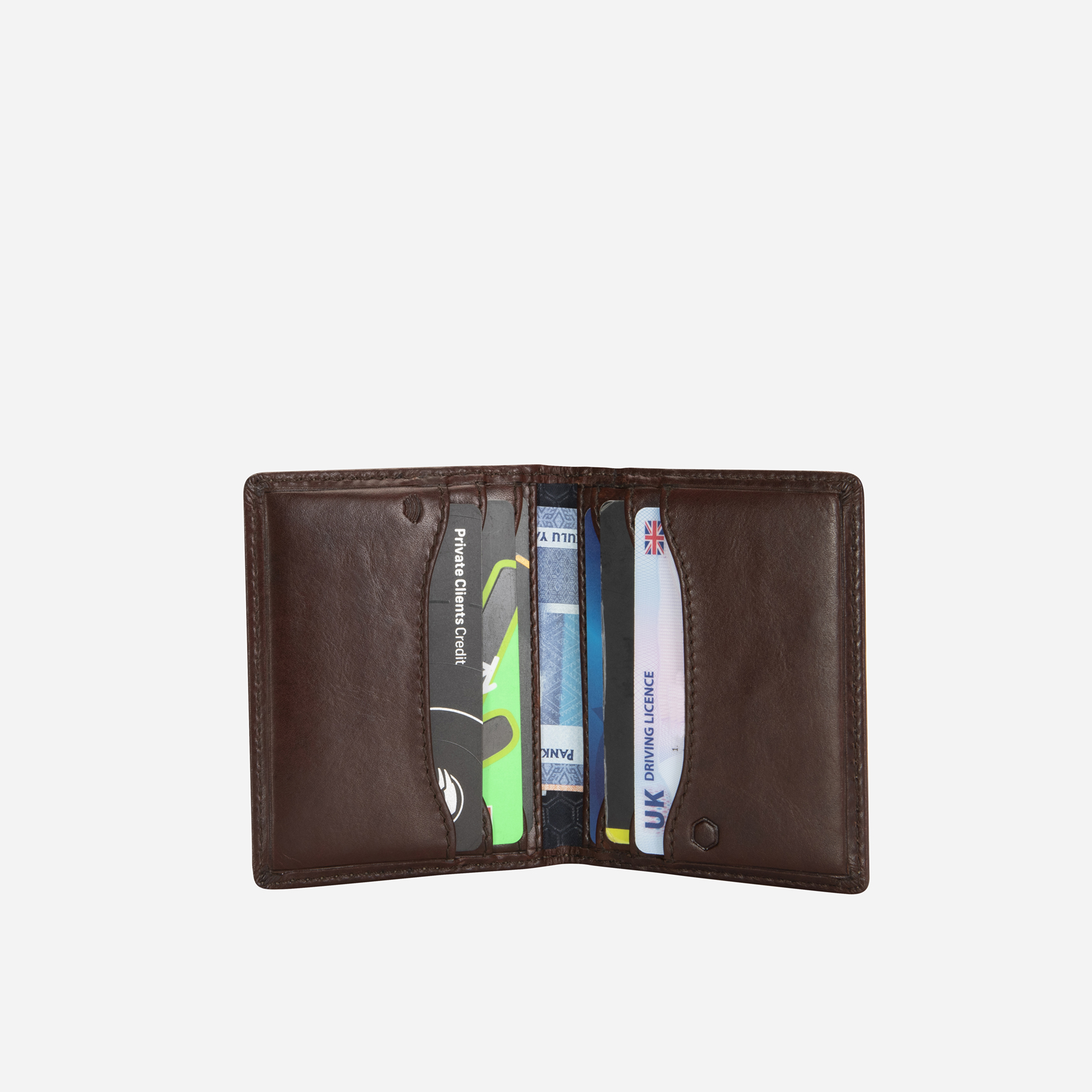 Norweigian Slim Bifold Card Holder, Mocha