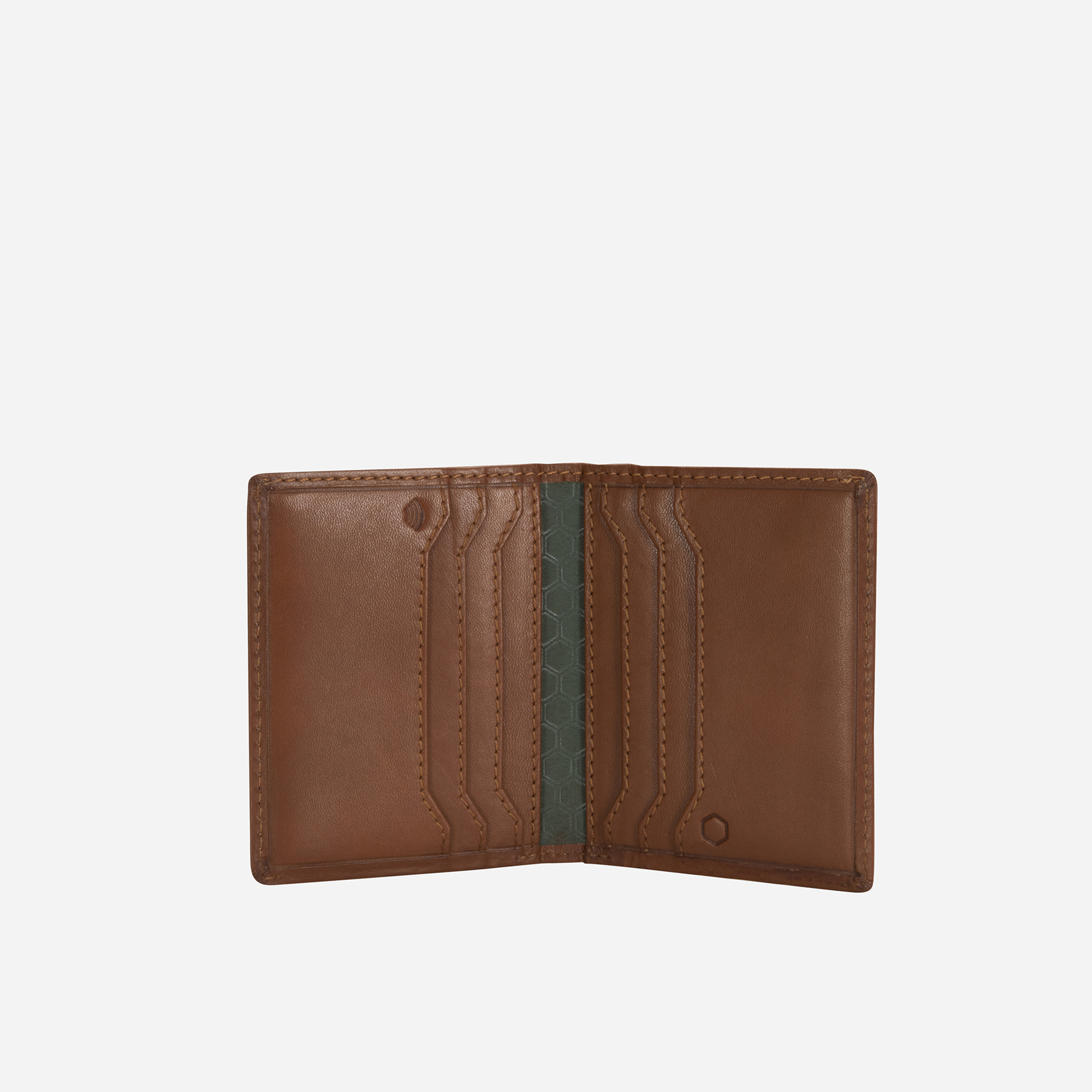 Norweigian Slim Bifold Card Holder, Tan