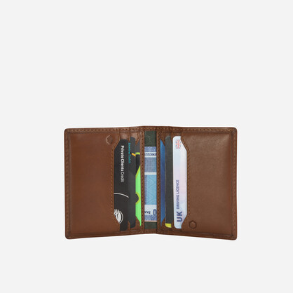 Norweigian Slim Bifold Card Holder, Tan
