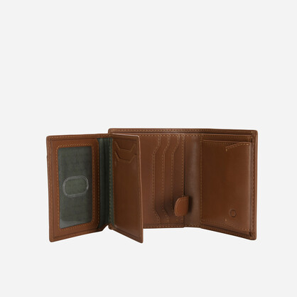 Norweigian Large Billfold Wallet With ID Window, Tan