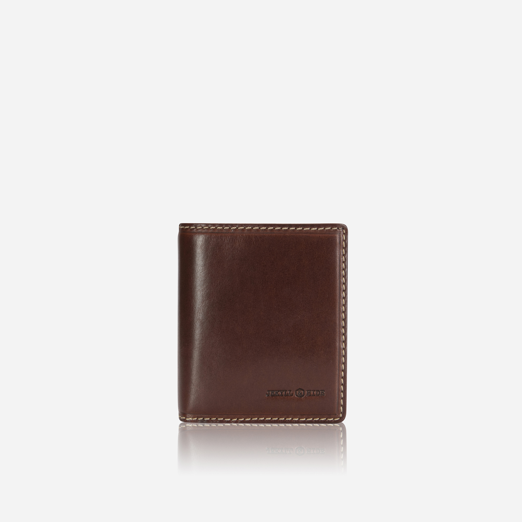 Norweigian Large Billfold Wallet With ID Window, Mocha