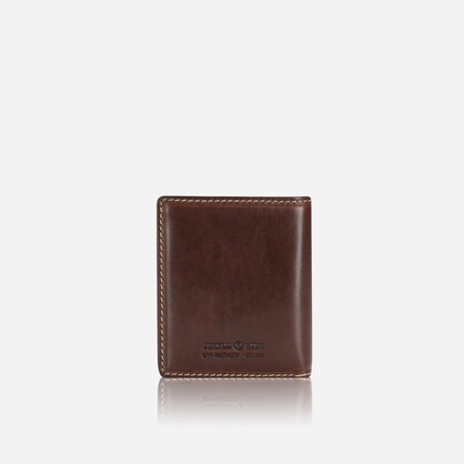 Norweigian Large Billfold Wallet With ID Window, Mocha