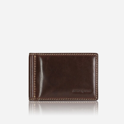 Oxford Money Clip, Mocha