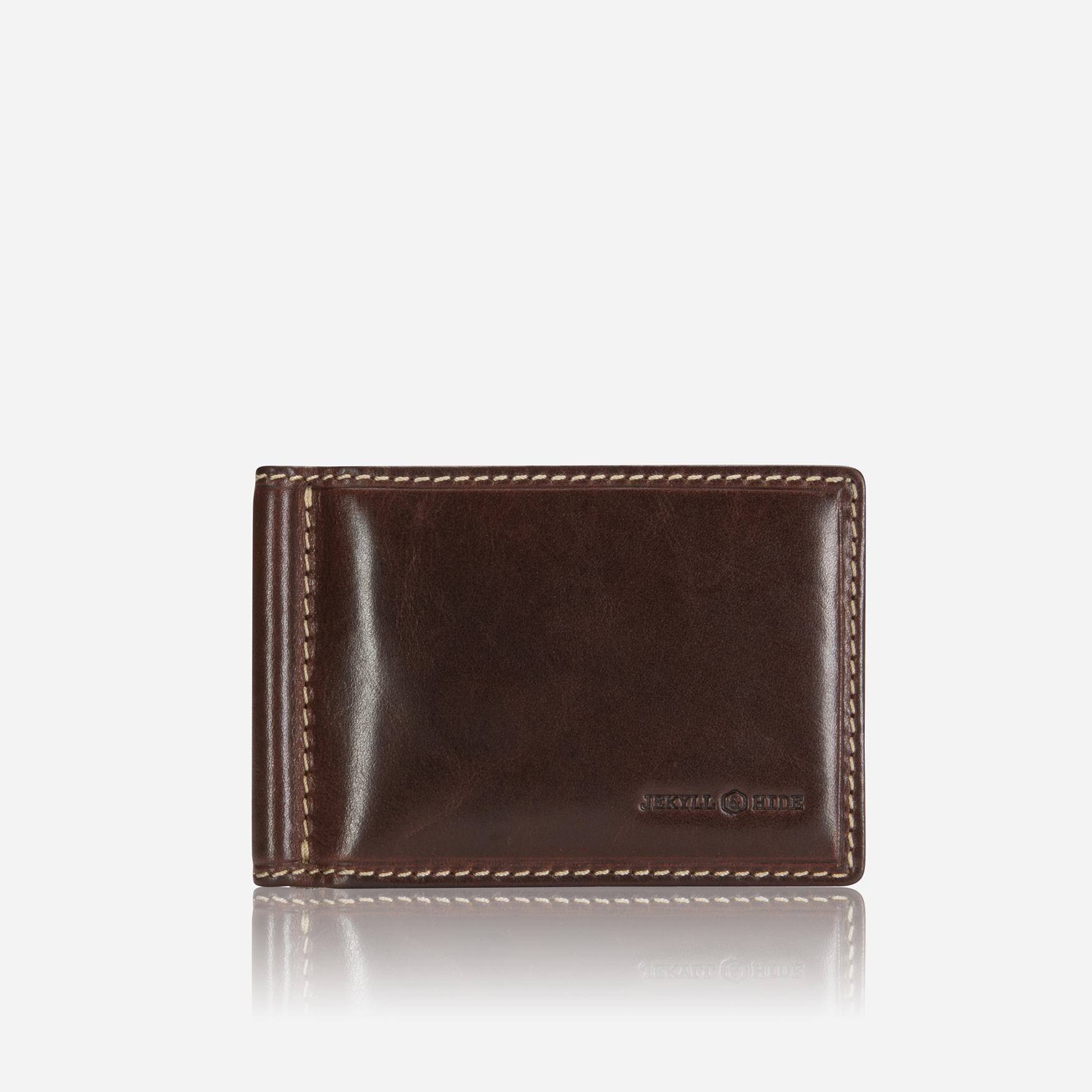 Oxford Money Clip, Mocha