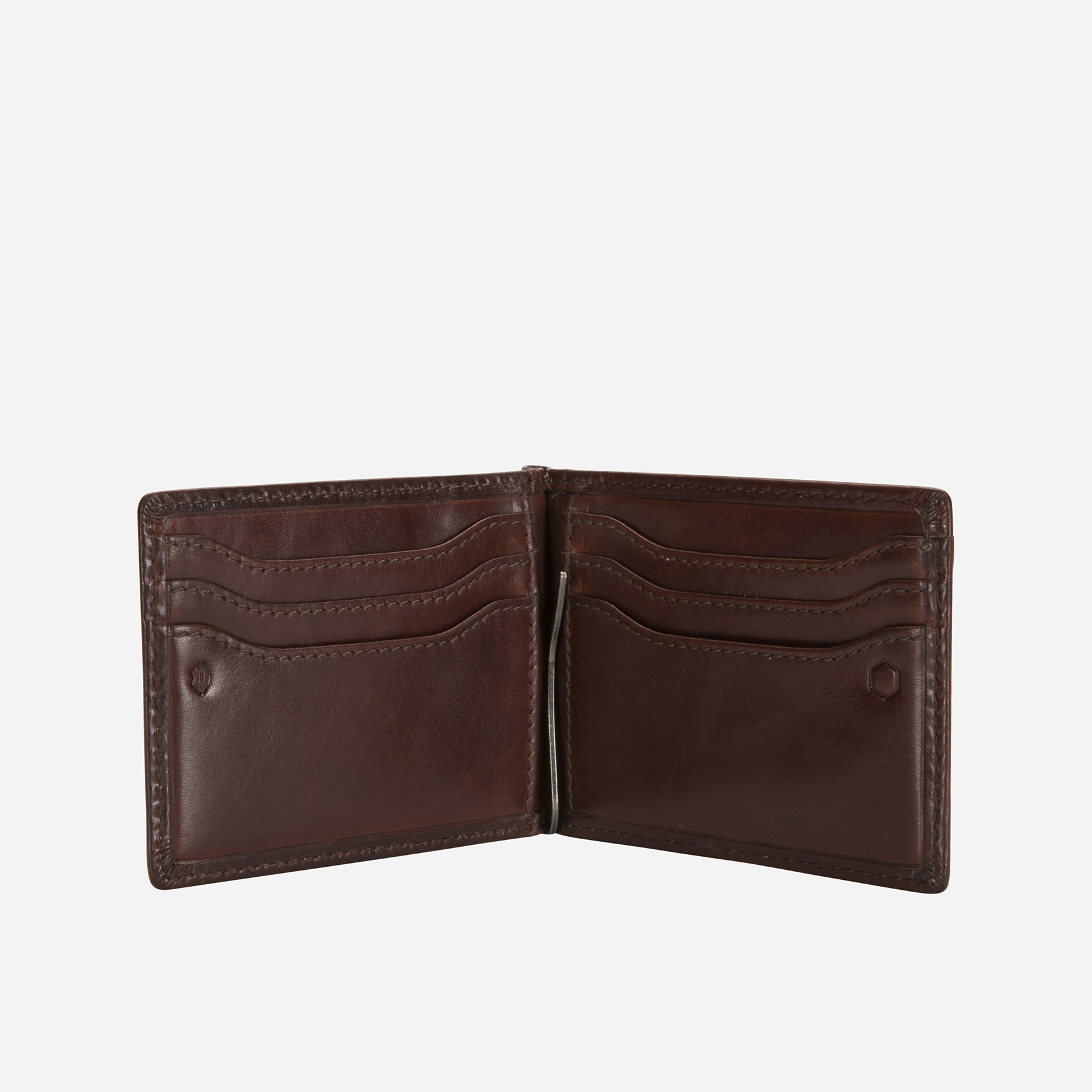 Oxford Money Clip, Mocha