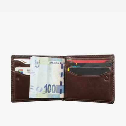 Oxford Money Clip, Mocha
