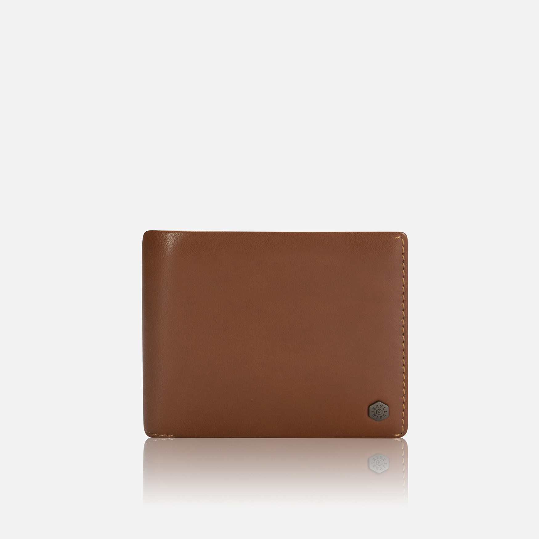 Oxford Medium Billfold Wallet With Coin, Tan