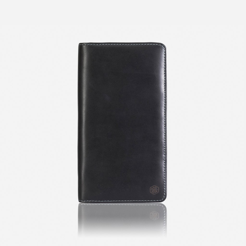 Texas Large Zip-Around Travel And Passport Organiser, Black
