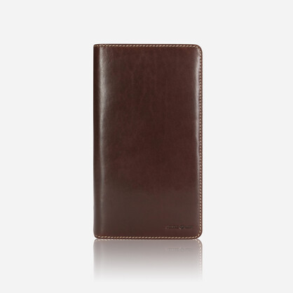 Oxford Large Zip-Around Travel And Passport Organiser, Mocha