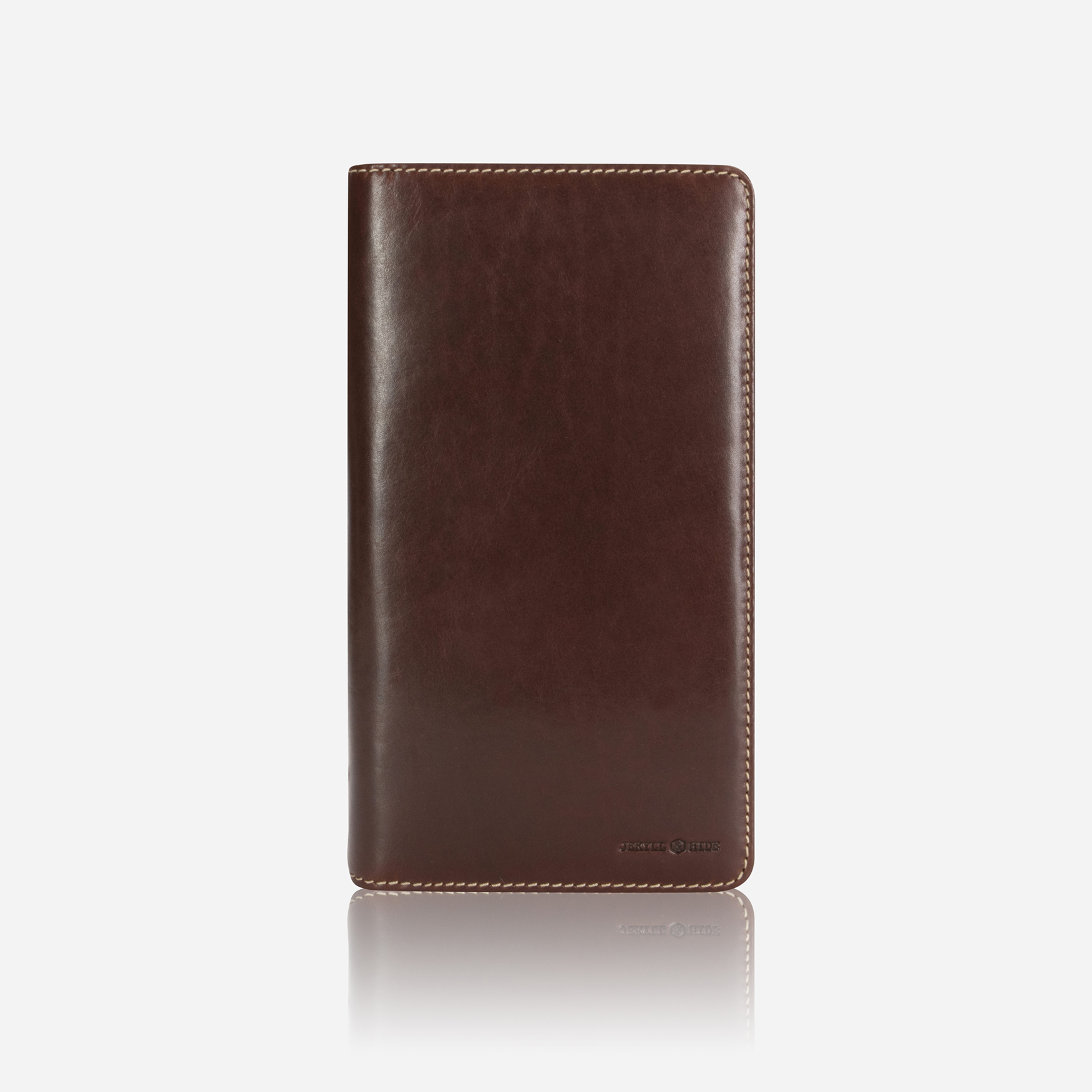 Oxford Large Zip-Around Travel And Passport Organiser, Mocha