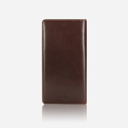Oxford Large Zip-Around Travel And Passport Organiser, Mocha