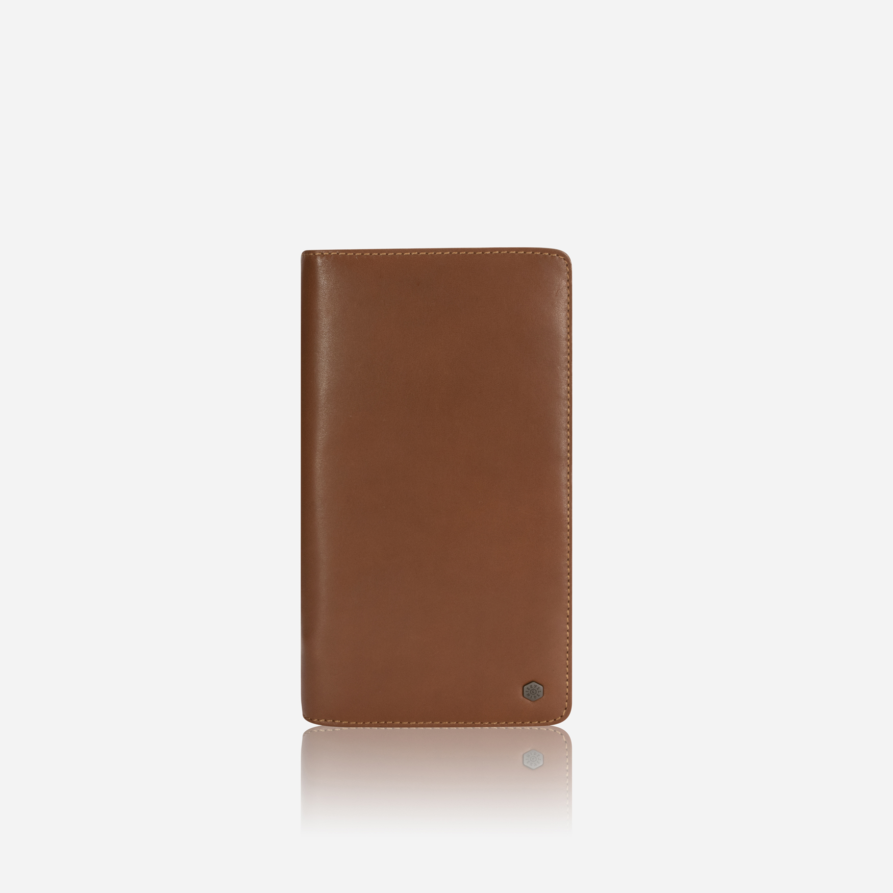 Oxford Large Zip-Around Travel And Passport Organiser, Tan