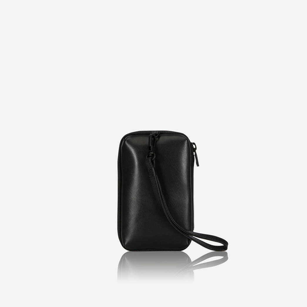 Norweigian Zip Around Cable Pouch, Black