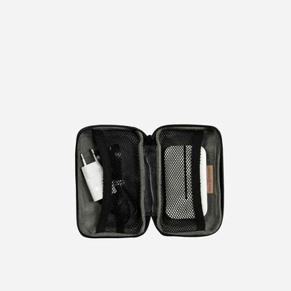 Norweigian Zip Around Cable Pouch, Black