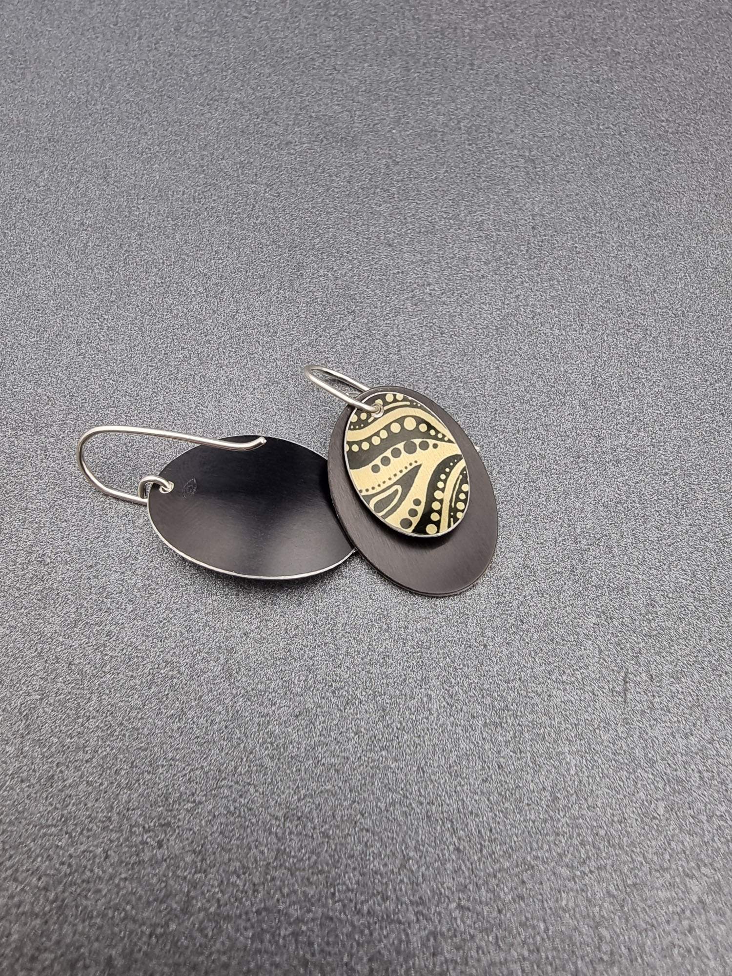 ANOTHER WATERWAY – double oval earrings