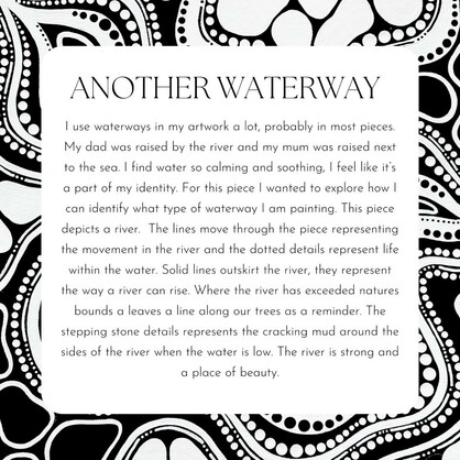 ANOTHER WATERWAY – round onyx drops