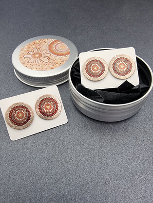 COMMUNITY SPIRIT – 16mm stud earrings