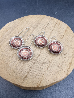 COMMUNITY SPIRIT – domed earrings