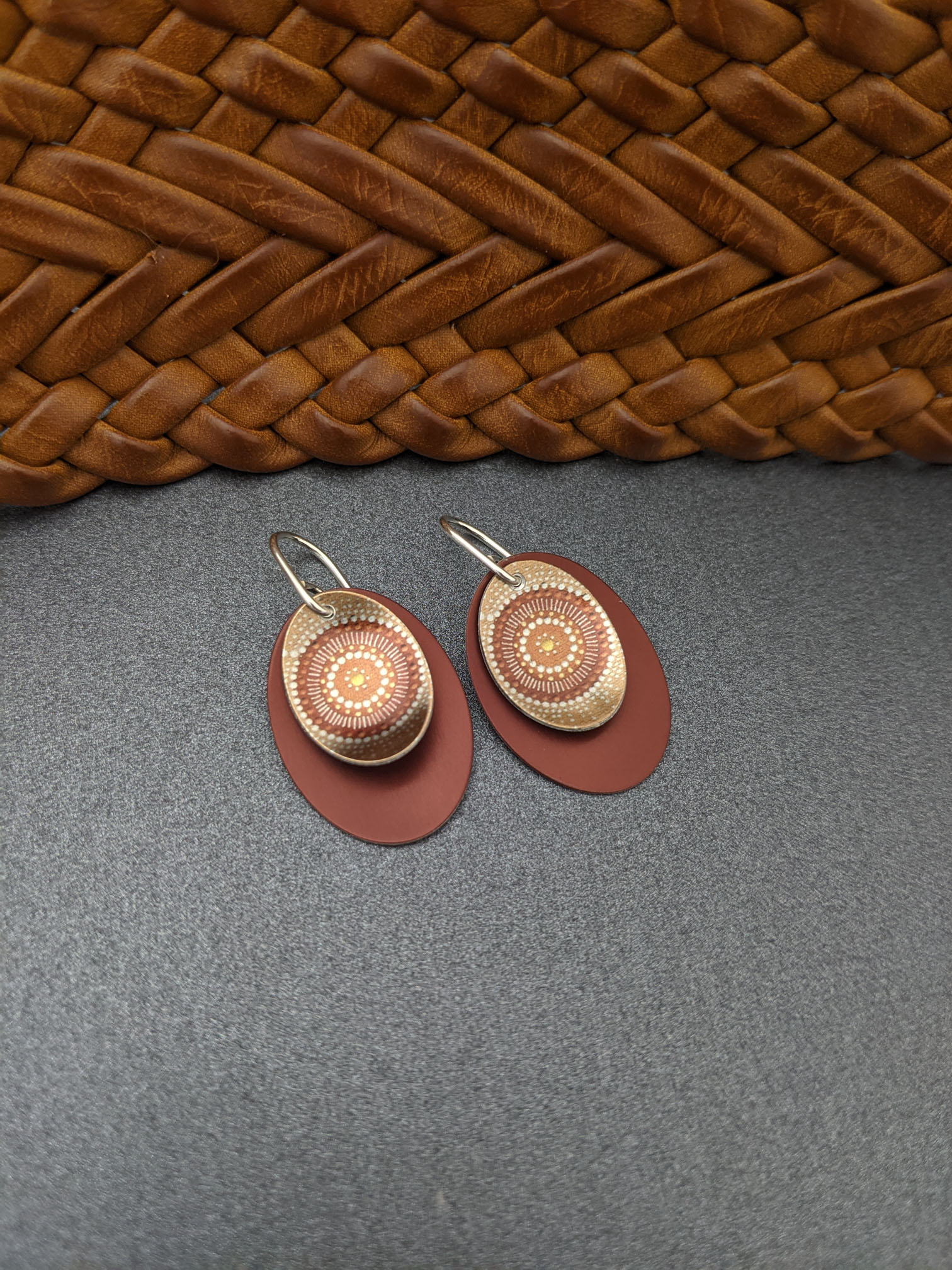 COMMUNITY SPIRIT – double oval earrings