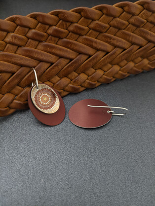 COMMUNITY SPIRIT – double oval earrings